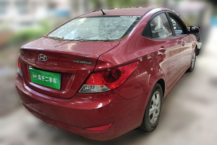 Used Hyundai Verna (older generation) 2010 Sedan 1.4L Automatic Fashionable GT Model Rear Right 45 Deg
