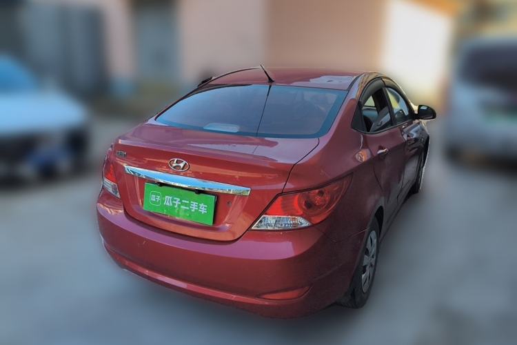 Used Hyundai Verna (older generation) 2010 Sedan 1.4L Automatic Comfort Model GS Rear Right 45 Deg