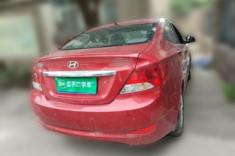Used Hyundai Verna (older generation) 2010 Sedan 1.4L Automatic Comfort Model GS Rear Right 45 Deg