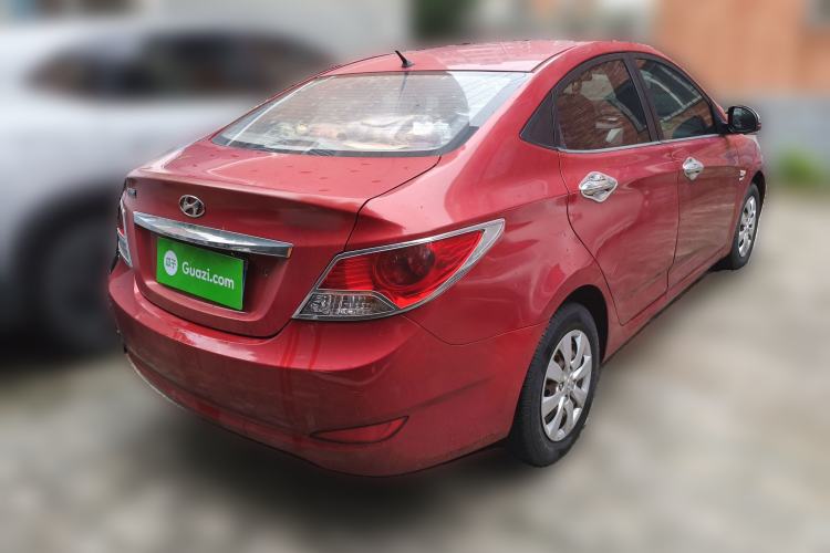 Used Hyundai Verna (older generation) 2010 Sedan 1.4L Automatic Comfort Model GS Rear Right 45 Deg