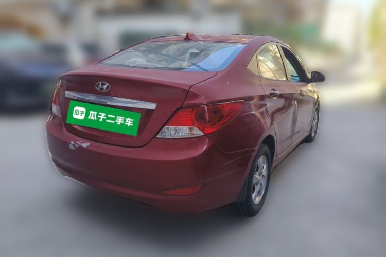 Used Hyundai Verna (older generation) 2010 Sedan 1.4L Automatic Fashionable GT Model Rear Right 45 Deg