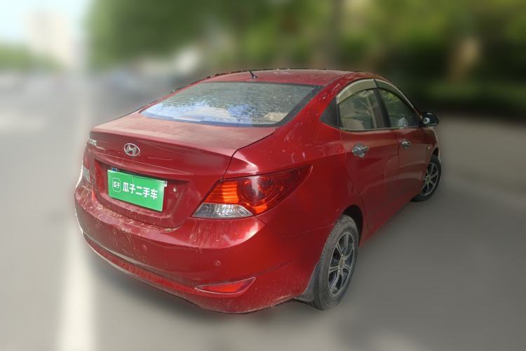 Used Hyundai Verna (older generation) 2010 Sedan 1.4L Manual Standard GL Model Rear Right 45 Deg