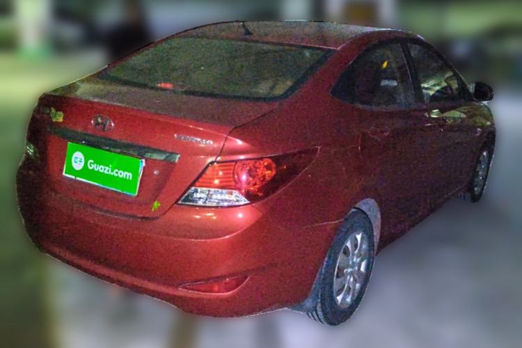 Used Hyundai Verna (older generation) 2010 Sedan 1.4L Manual Comfort GS Rear Right 45 Deg