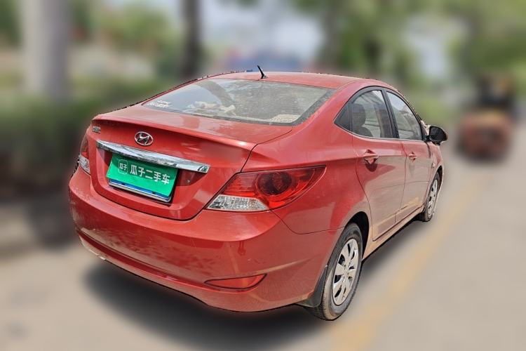 Used Hyundai Verna (older generation) 2010 Sedan 1.4L Automatic Comfort Model GS Rear Right 45 Deg