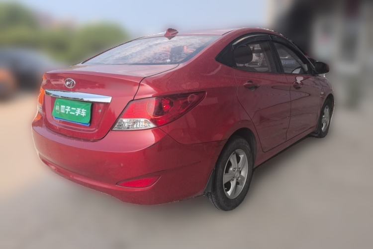 Used Hyundai Verna (older generation) 2010 Sedan 1.4L Automatic Fashionable GT Model Rear Right 45 Deg