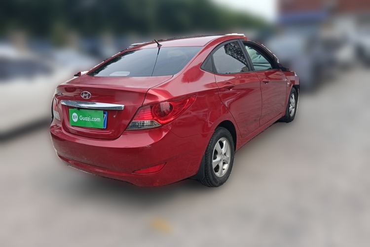 Used Hyundai Verna (older generation) 2010 Sedan 1.4L Automatic Fashionable GT Model Rear Right 45 Deg