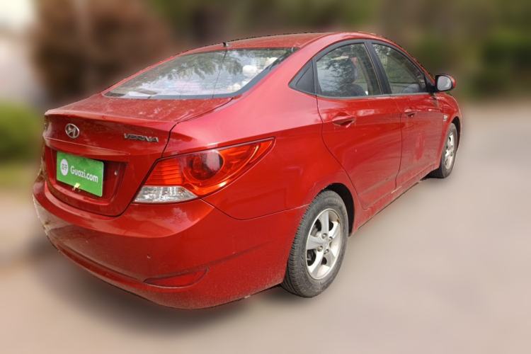 Used Hyundai Verna (older generation) 2010 Sedan 1.4L Automatic Fashionable GT Model Rear Right 45 Deg