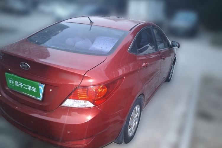 Used Hyundai Verna (older generation) 2010 Sedan 1.4L Manual Comfort GS Rear Right 45 Deg