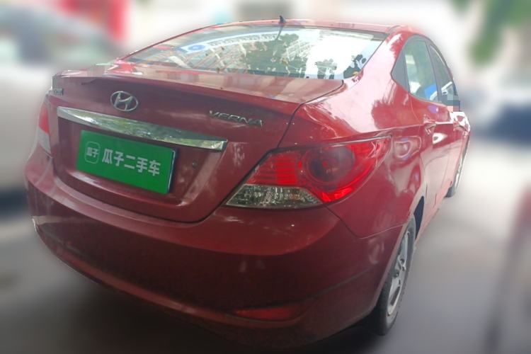 Used Hyundai Verna (older generation) 2010 Sedan 1.4L Automatic Fashionable GT Model Rear Right 45 Deg