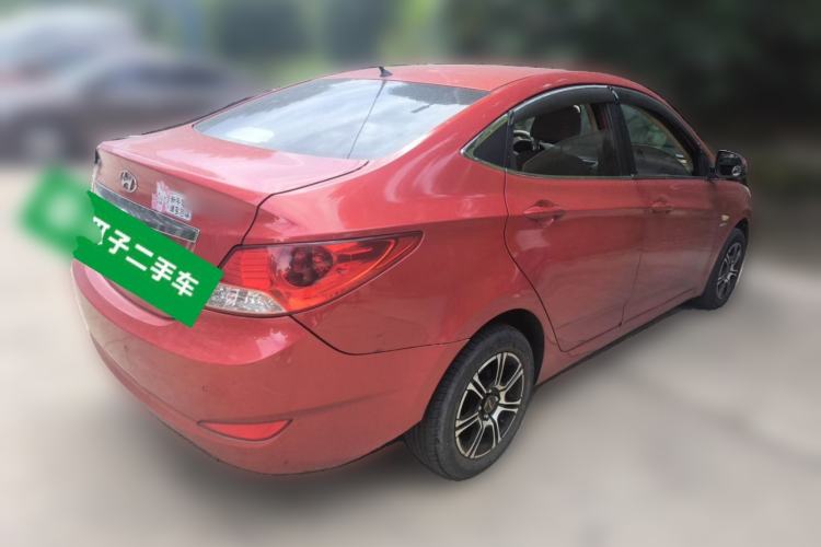 Used Hyundai Verna (older generation) 2010 Sedan 1.4L Automatic Comfort Model GS Rear Right 45 Deg