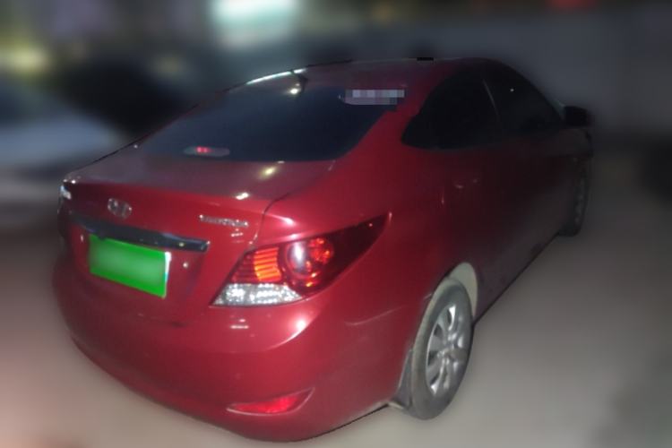 Used Hyundai Verna (older generation) 2010 Sedan 1.4L Automatic Comfort Model GS Rear Right 45 Deg