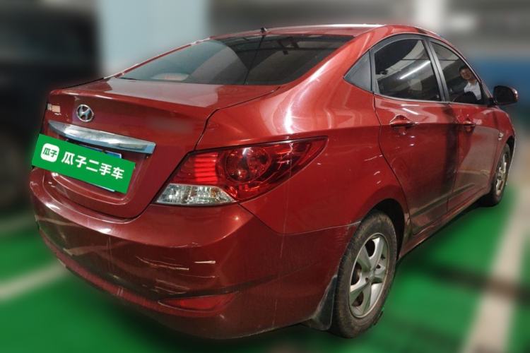 Used Hyundai Verna (older generation) 2010 Sedan 1.4L Automatic Fashionable GT Model Rear Right 45 Deg