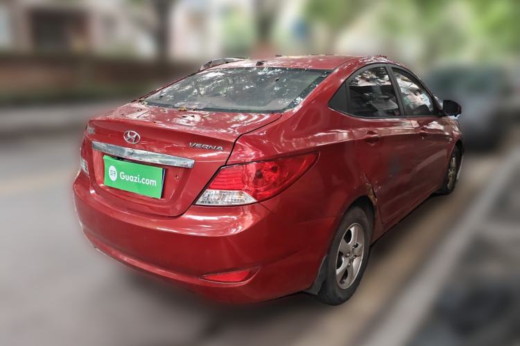 Used Hyundai Verna (older generation) 2010 Sedan 1.4L Automatic Comfort Model GS Rear Right 45 Deg