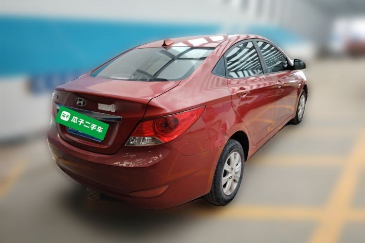 Used Hyundai Verna (older generation) 2010 Sedan 1.4L Manual Comfort GS Rear Right 45 Deg