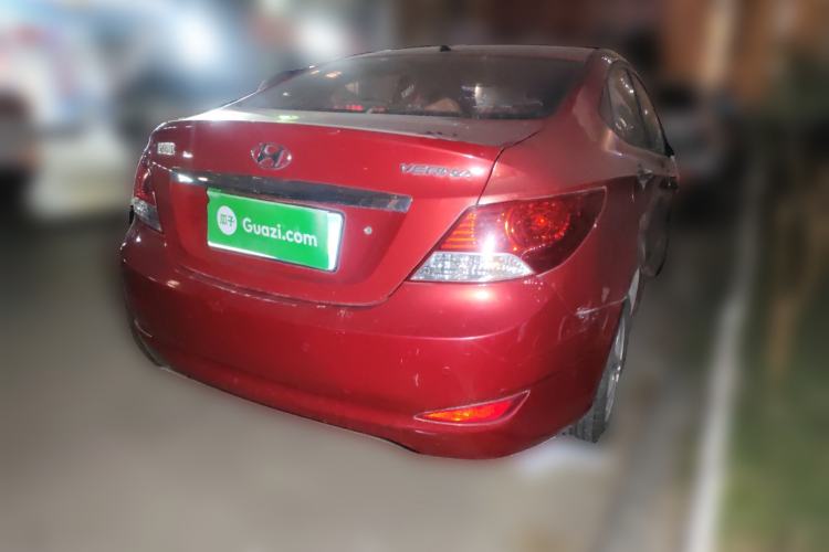 Used Hyundai Verna (older generation) 2010 Sedan 1.4L Automatic Fashionable GT Model Rear Right 45 Deg