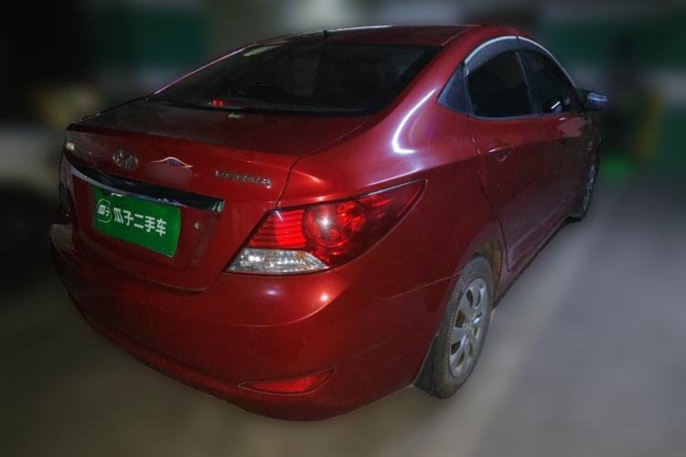 Used Hyundai Verna (older generation) 2010 Sedan 1.4L Manual Comfort GS Rear Right 45 Deg