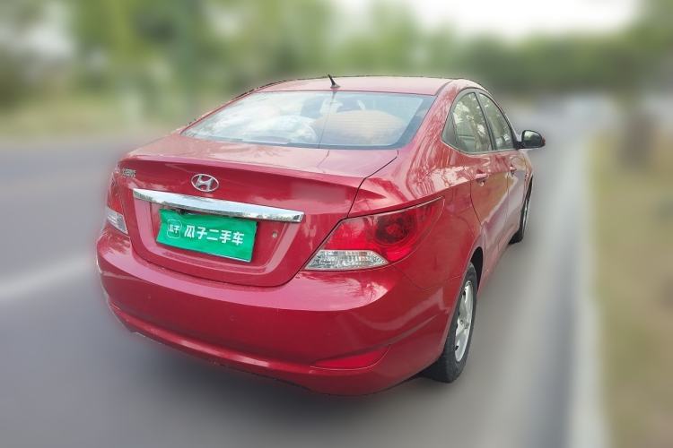 Used Hyundai Verna (older generation) 2010 Sedan 1.4L Automatic Fashionable GT Model Rear Right 45 Deg
