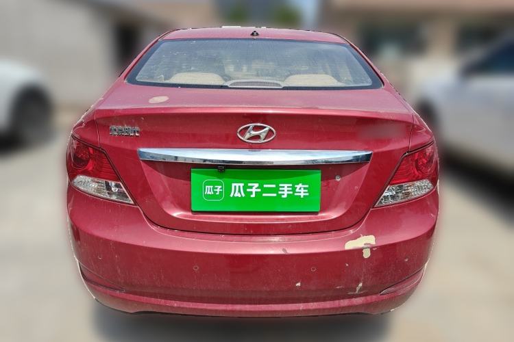 Used Hyundai Verna (older generation) 2010 Sedan 1.4L Automatic Comfort Model GS Rear