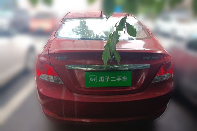 Used Hyundai Verna (older generation) 2010 Sedan 1.4L Automatic Fashionable GT Model Rear