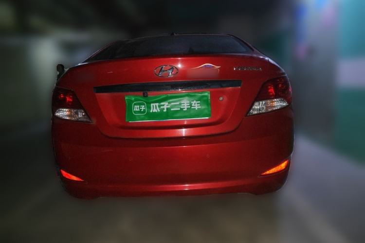 Used Hyundai Verna (older generation) 2010 Sedan 1.4L Manual Comfort GS Rear