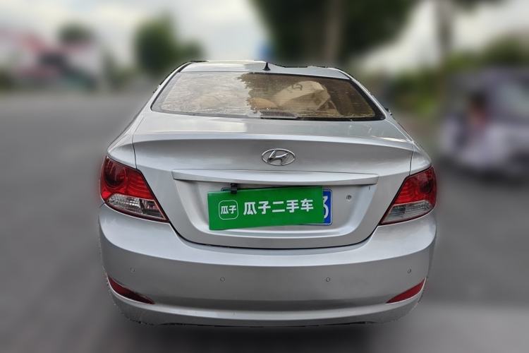 Used Hyundai Verna (older generation) 2010 Sedan 1.4L Manual BLUE Model Rear