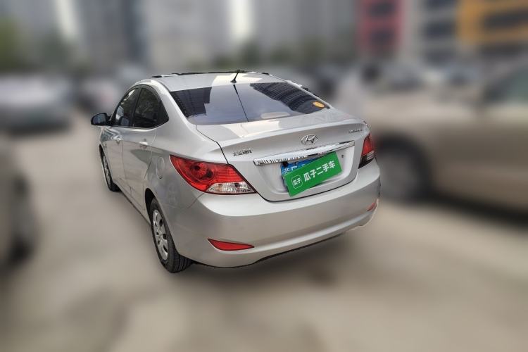 Used Hyundai Verna (older generation) 2010 Sedan 1.4L Automatic Comfort Model GS Rear Left 45 Deg