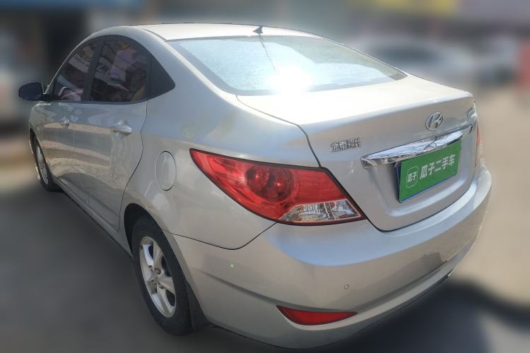 Used Hyundai Verna (older generation) 2010 Sedan 1.4L Automatic Comfort Model GS Rear Left 45 Deg