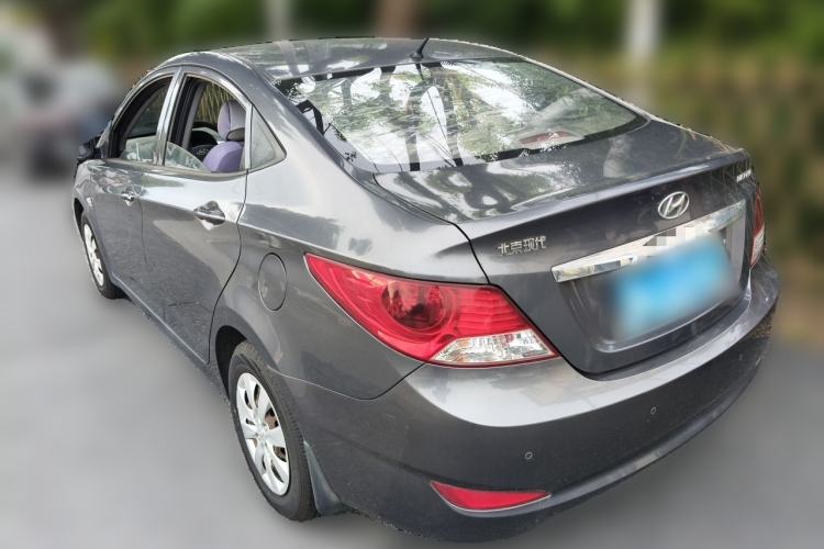 Used Hyundai Verna (older generation) 2010 Sedan 1.4L Manual Comfort GS Rear Left 45 Deg