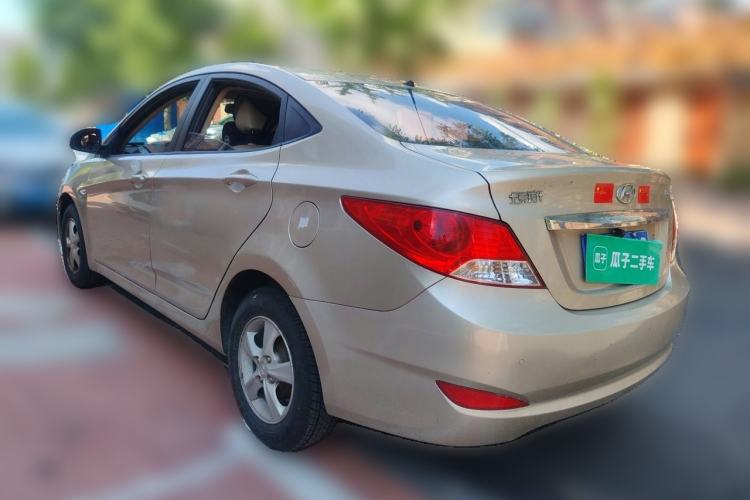 Used Hyundai Verna (older generation) 2010 Sedan 1.4L Automatic Fashionable GT Model Rear Left 45 Deg