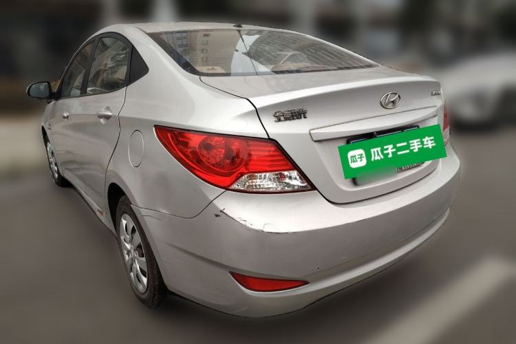 Used Hyundai Verna (older generation) 2010 Sedan 1.4L Manual Standard GL Model Rear Left 45 Deg