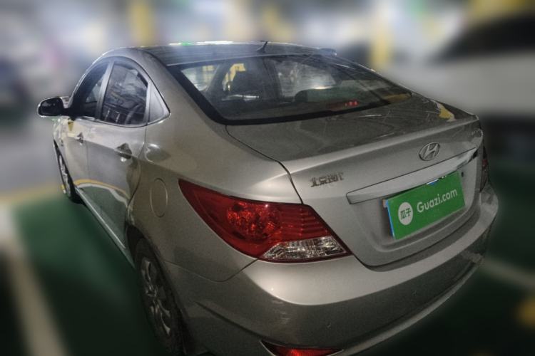 Used Hyundai Verna (older generation) 2010 Sedan 1.4L Manual Comfort GS Rear Left 45 Deg