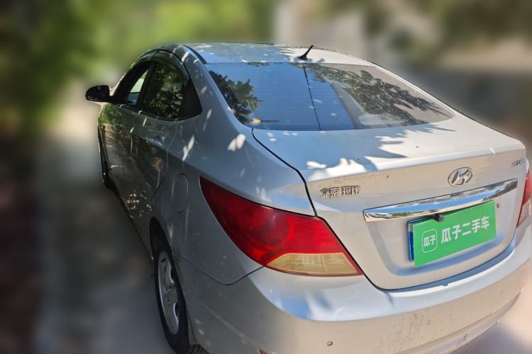 Used Hyundai Verna (older generation) 2010 Sedan 1.4L Automatic Comfort Model GS Rear Left 45 Deg