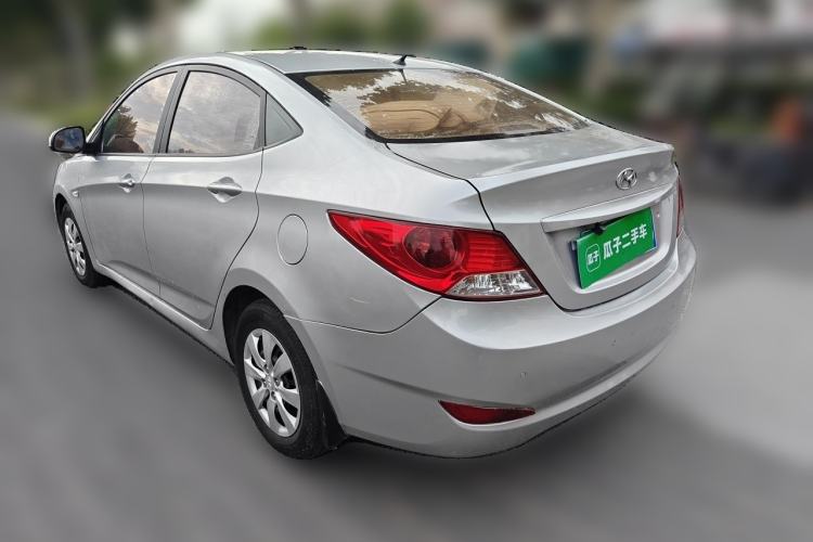 Used Hyundai Verna (older generation) 2010 Sedan 1.4L Manual BLUE Model Rear Left 45 Deg