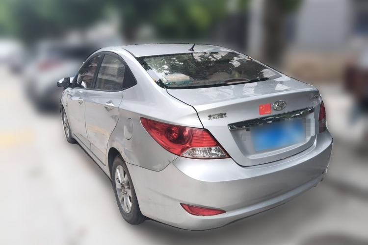 Used Hyundai Verna (older generation) 2010 Sedan 1.4L Automatic Comfort Model GS Rear Left 45 Deg