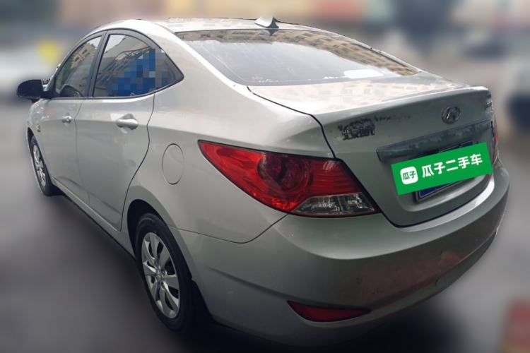 Used Hyundai Verna (older generation) 2010 Sedan 1.4L Manual Comfort GS Rear Left 45 Deg