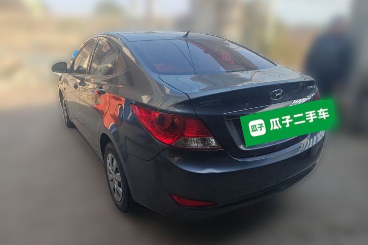 Used Hyundai Verna (older generation) 2010 Sedan 1.4L Automatic Comfort Model GS Rear Left 45 Deg