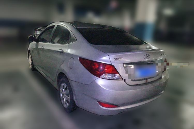 Used Hyundai Verna (older generation) 2010 Sedan 1.4L Manual Standard GL Model Rear Left 45 Deg