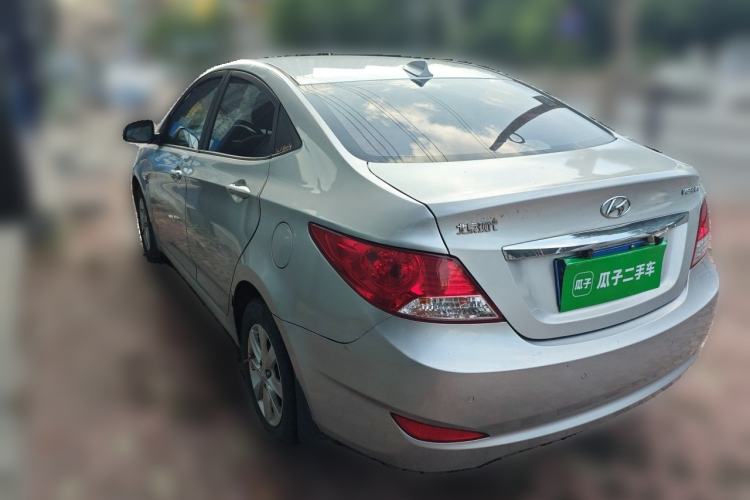 Used Hyundai Verna (older generation) 2010 Sedan 1.4L Automatic Comfort Model GS Rear Left 45 Deg