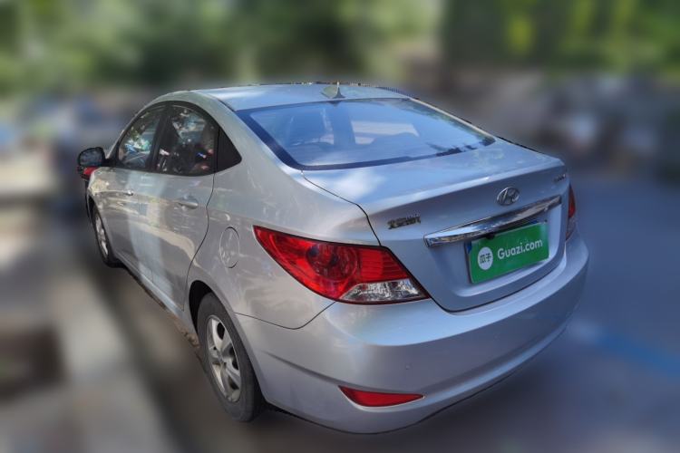 Used Hyundai Verna (older generation) 2010 Sedan 1.4L Automatic Fashionable GT Model Rear Left 45 Deg