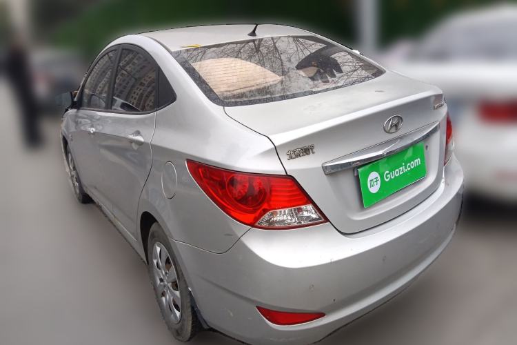 Used Hyundai Verna (older generation) 2010 Sedan 1.4L Manual Standard GL Model Rear Left 45 Deg