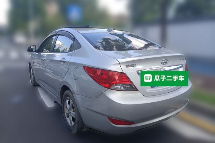 Used Hyundai Verna (older generation) 2010 Sedan 1.4L Automatic Fashionable GT Model Rear Left 45 Deg