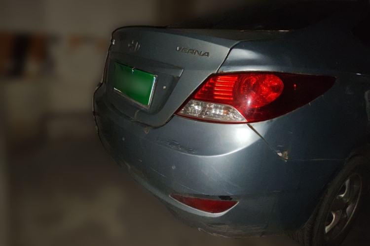 Used Hyundai Verna (older generation) 2010 Sedan 1.4L Automatic Comfort Model GS Rear