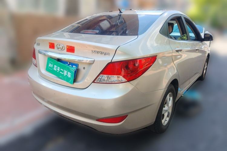 Used Hyundai Verna (older generation) 2010 Sedan 1.4L Automatic Fashionable GT Model Rear Right 45 Deg