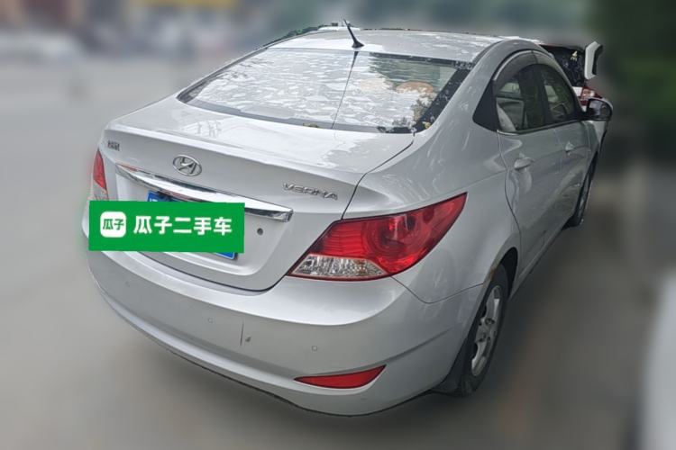Used Hyundai Verna (older generation) 2010 Sedan 1.4L Automatic Fashionable GT Model Rear Right 45 Deg