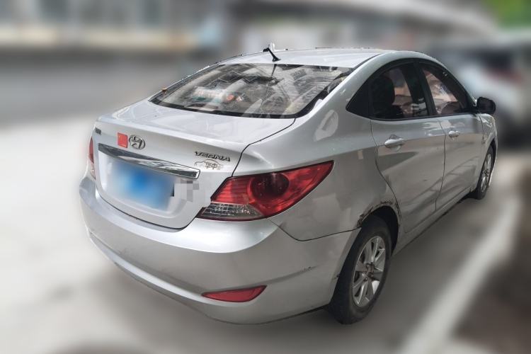 Used Hyundai Verna (older generation) 2010 Sedan 1.4L Automatic Comfort Model GS Rear Right 45 Deg