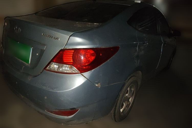 Used Hyundai Verna (older generation) 2010 Sedan 1.4L Automatic Comfort Model GS Rear Right 45 Deg