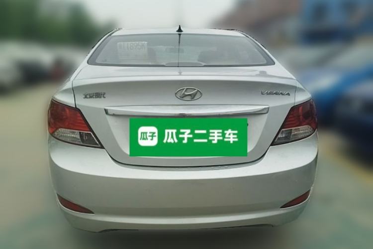 Used Hyundai Verna (older generation) 2010 Sedan 1.4L Manual Comfort GS Rear