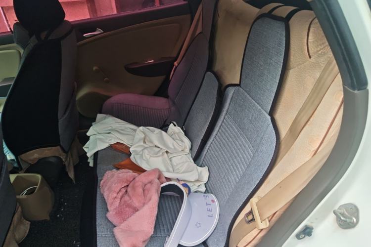 Used Hyundai Verna (older generation) 2010 Sedan 1.4L Manual Standard GL Model Left Rear Seat