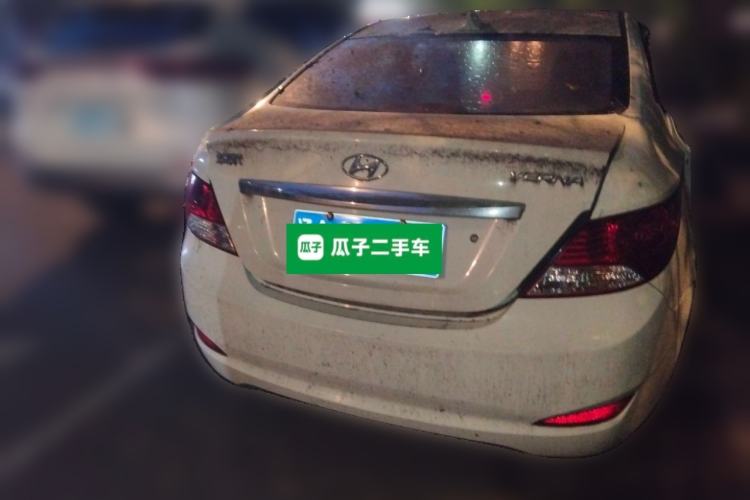 Used Hyundai Verna (older generation) 2010 Sedan 1.4L Manual Comfort GS Rear