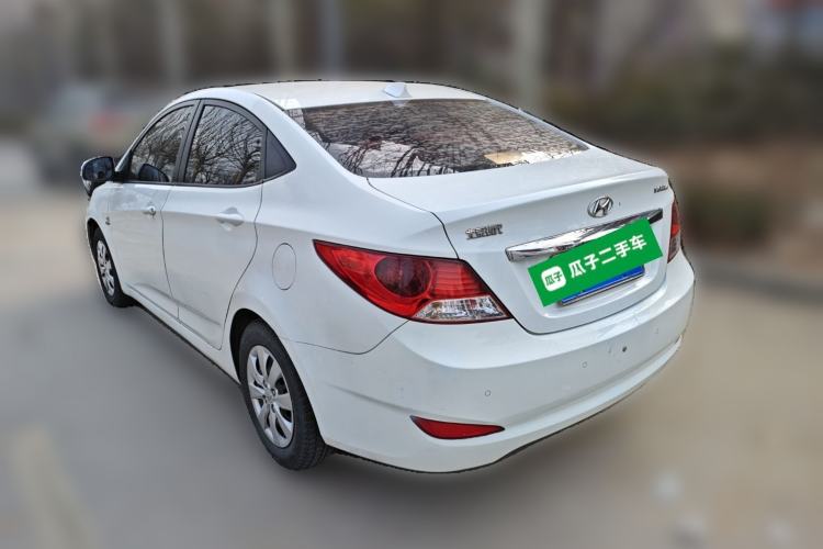 Used Hyundai Verna (older generation) 2010 Sedan 1.4L Automatic Comfort Model GS Rear Left 45 Deg